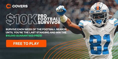 Covers Launches Free $10K Pro Football Survivor Contest .